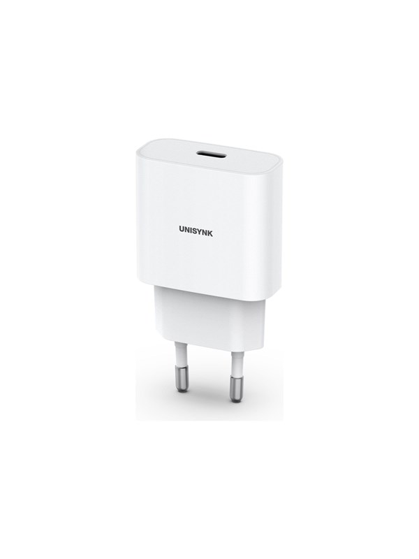 Unisynk USB-C Wall Charger PD 20W - White