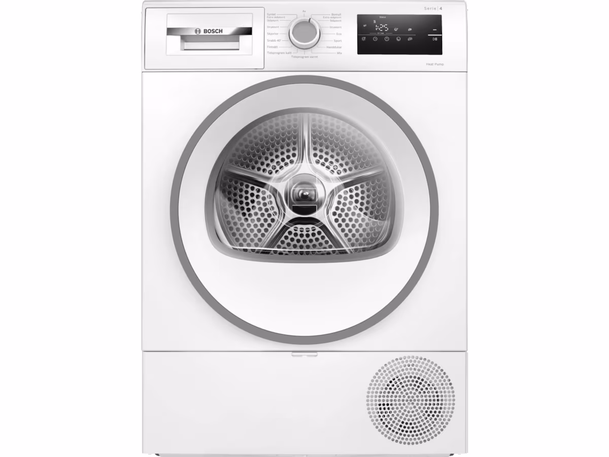Bosch Serie4 Tørketrommel 8kg (hvit)