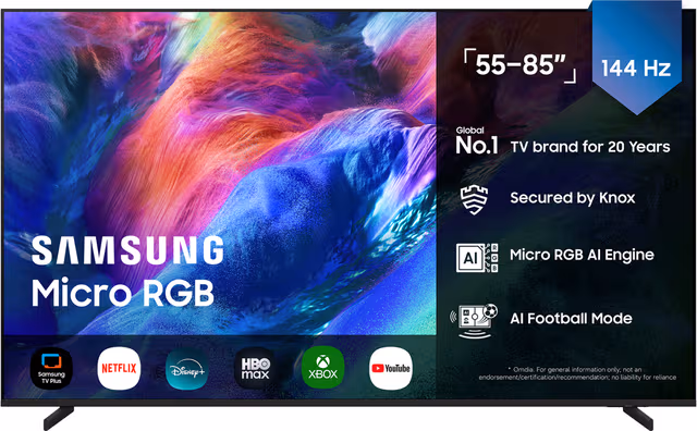Samsung 55" R87H Micro RGB 4K Smart TV (2026)