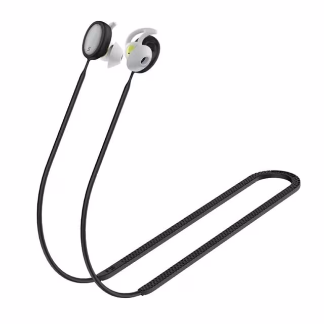 Silikonstreng Neckband Bose QuietComfort Earbuds - Svart