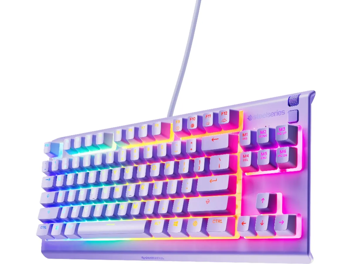 Steelseries Apex 3 TKL Gamingtastatur (levander)