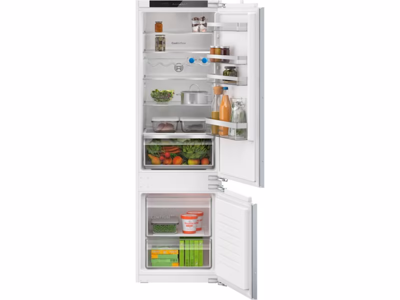 Siemens Serie 4 KIV87VFE0 Integrert kombiskap