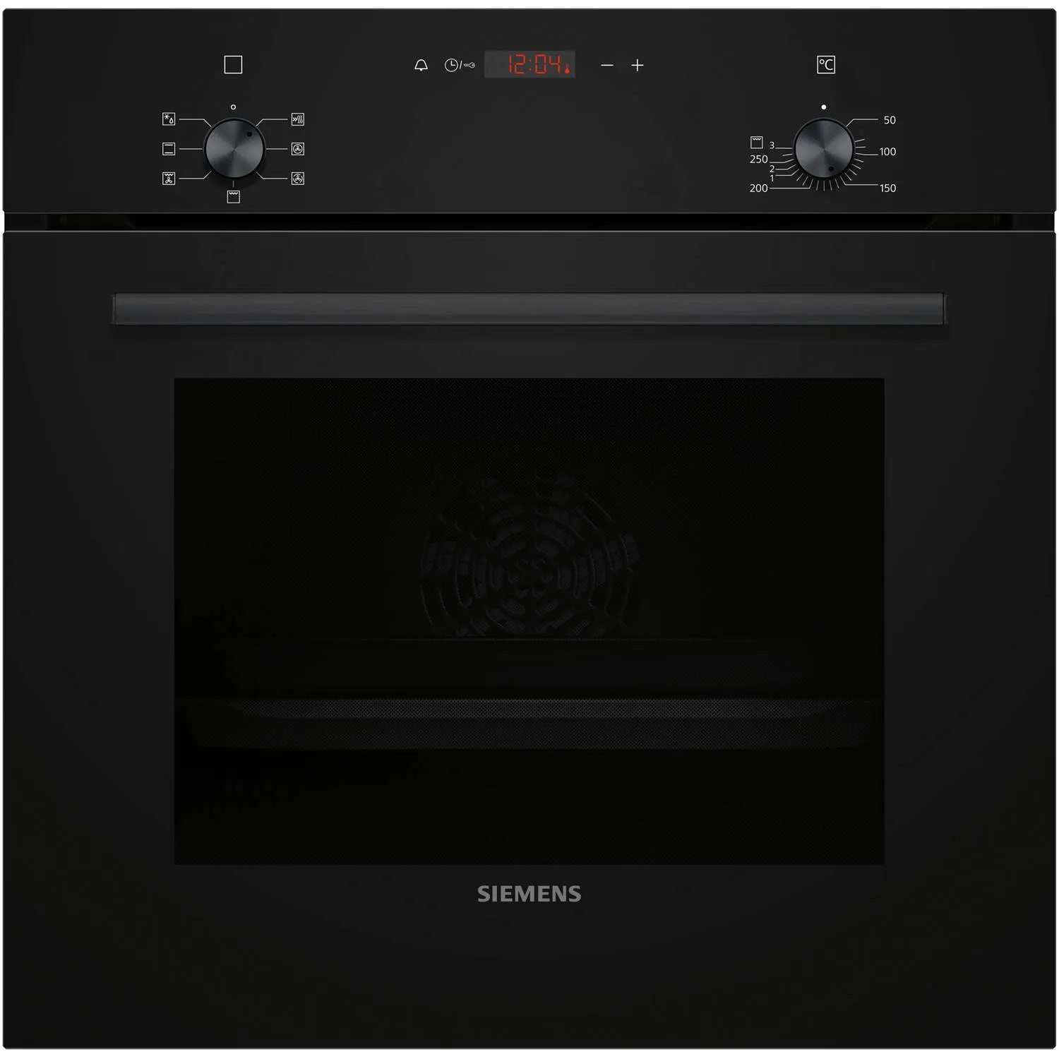 Siemens IQ100 Innbyggingsovn 60cm (sort)