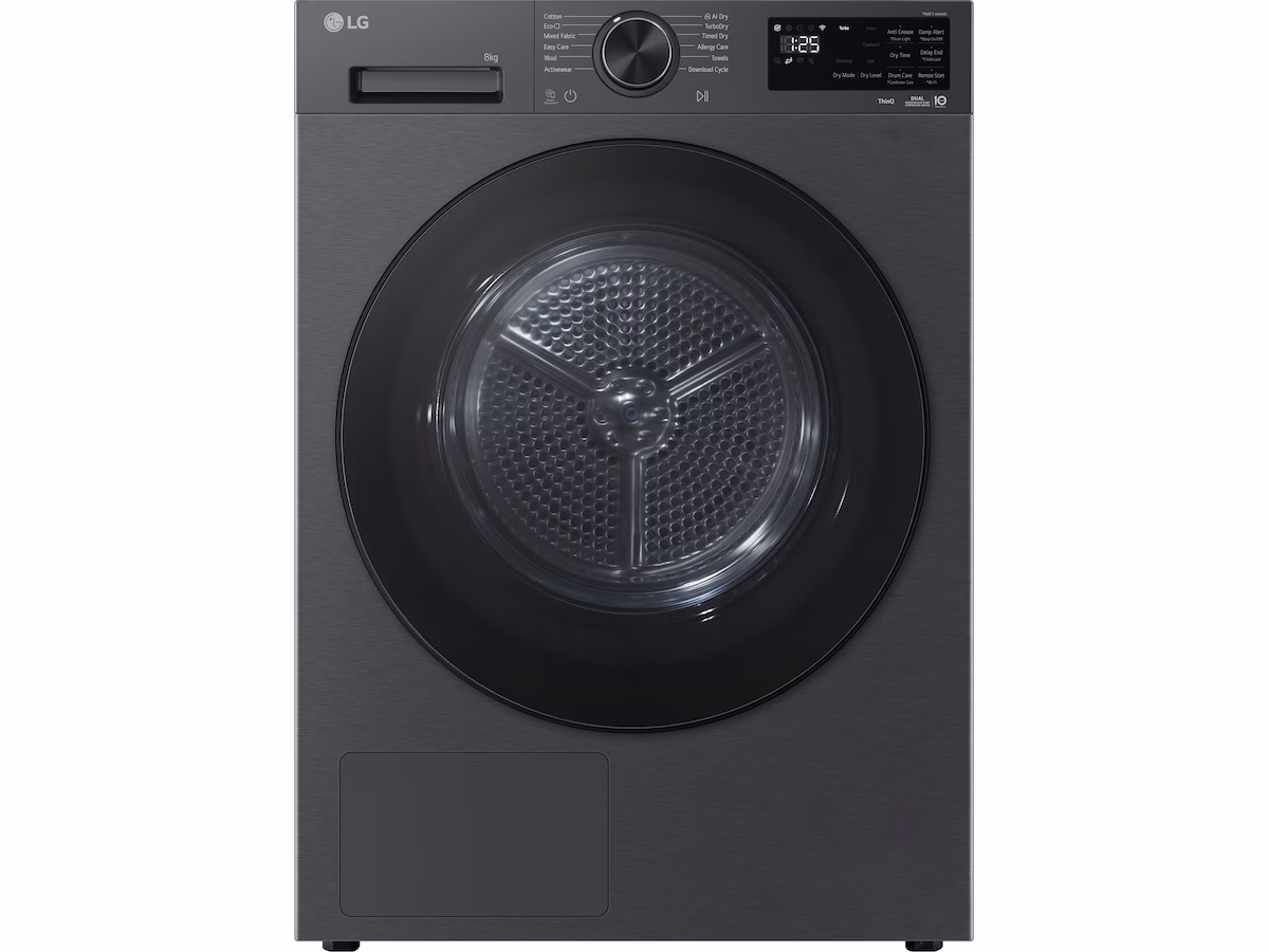 LG RHX5008TBB tørketrommel 8kg (hvit)