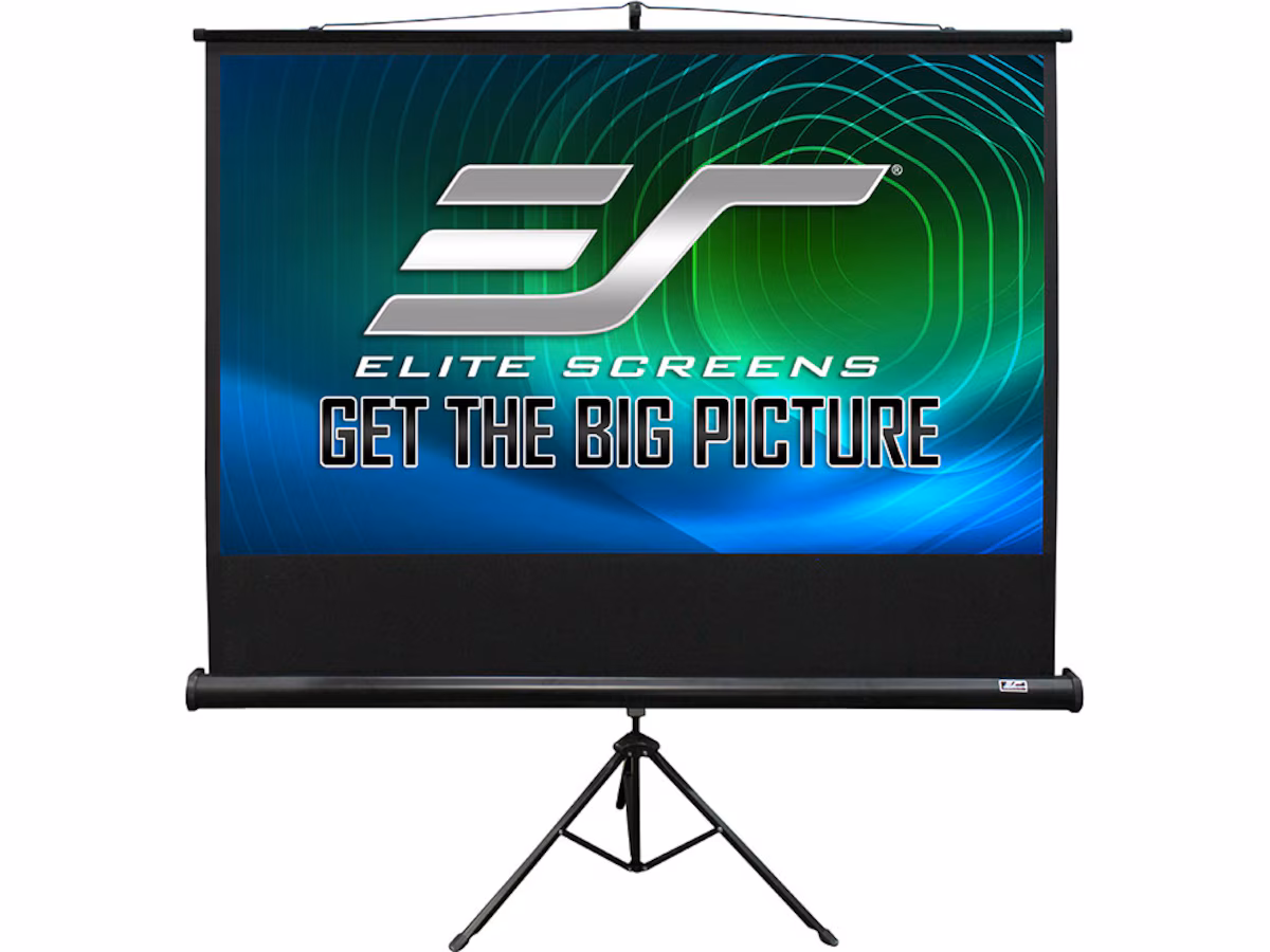 Elite Screens 100" portable lerret