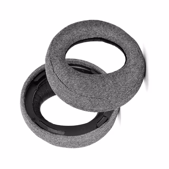 Komfortable stofføreputer for Sony PS3/PS4 7.1 hodetelefoner - Grå