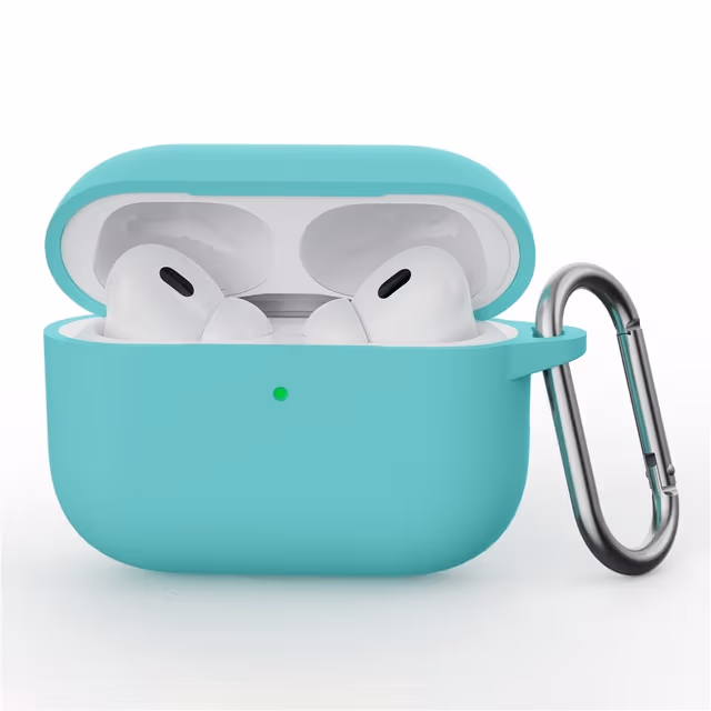 Til AirPods Pro 3 Silikondeksel Integrert Bluetooth-øretelefondeksel med krok - Mynte