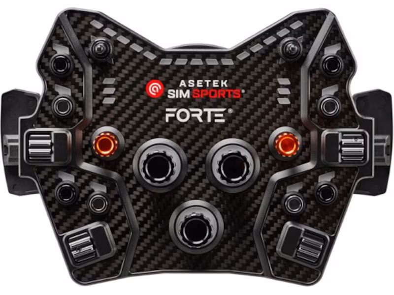 Asetek Forte GT knappeboks (svart, aluminium)