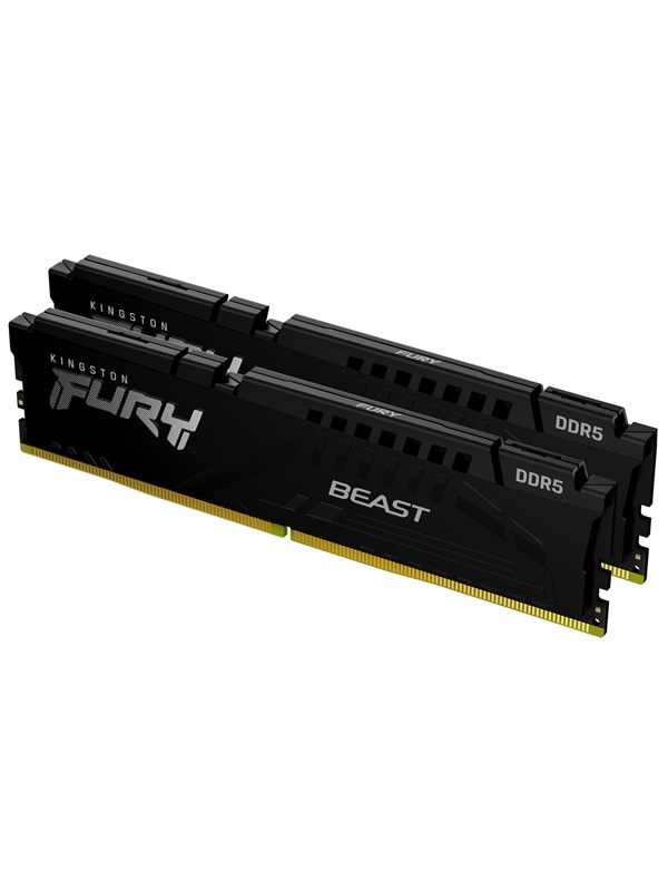 Kingston FURY Beast DDR5-5600 - 128GB - CL40 - Dual Channel (2 pcs) - AMD EXPO & Intel XMP - Svart