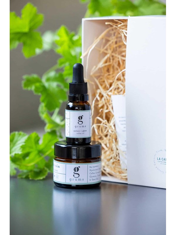 Grums The Hydra Glow Kit (face cream + face oil)
