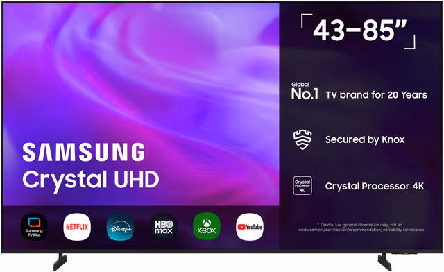 Samsung 85" U7025H Crystal UHD 4K Smart-TV (2026)