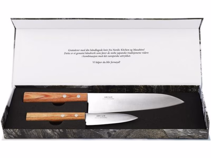 Masahiro Nordic Kokkekniv gavesett