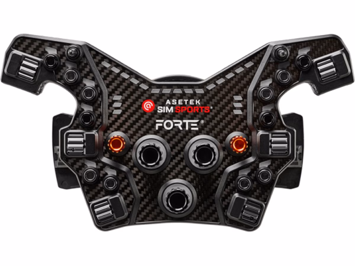 Asetek Forte® Formula knappeboks (svart, aluminium)