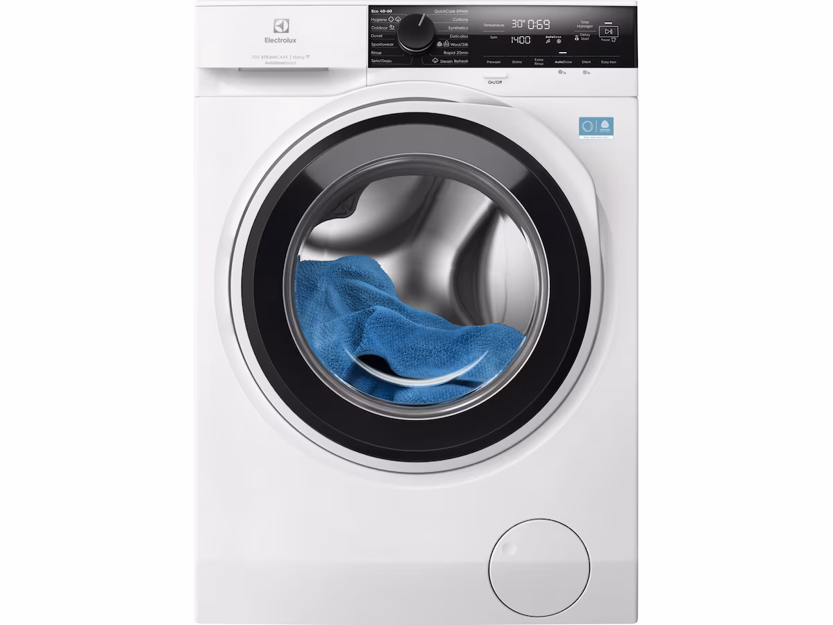 Electrolux EFI743VX4EQ SteamCare 700 Vaskemaskin (hvit)