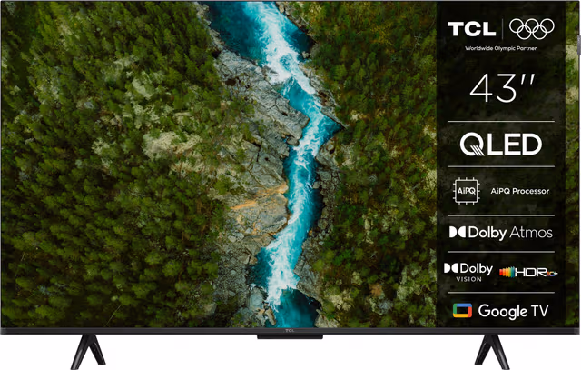 TCL 43" QLED780K 4K QLED TV (2025)