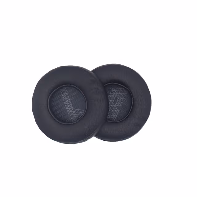 Erstatningsøreputer kompatible med JBL LIVE400BT & 460NC hodetelefoner - Protein Leather Cushions (2-pakning) Sort
