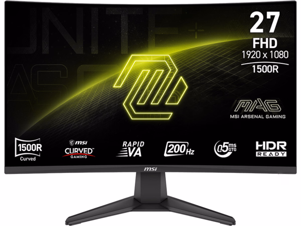MSI 27" curved gamingskjerm MAG 276CF E20