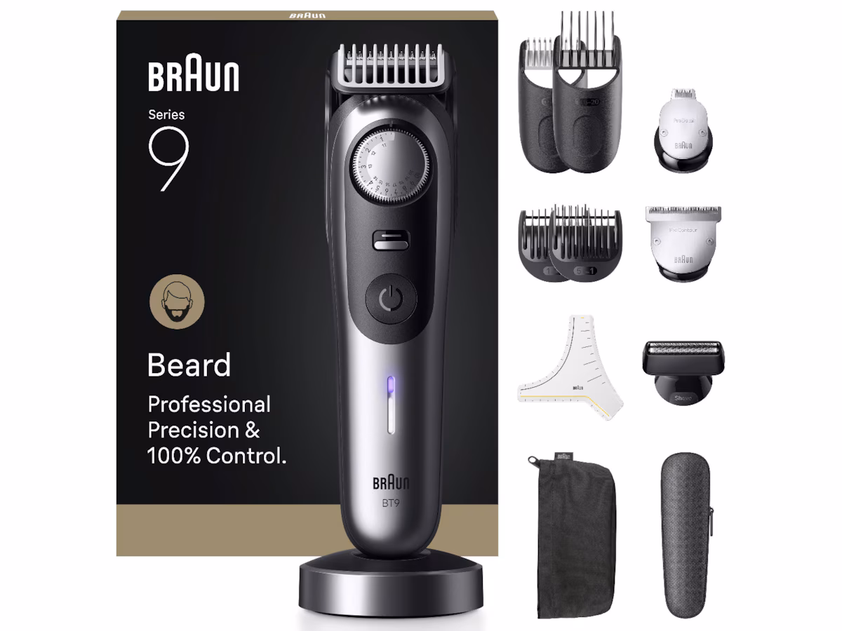 Braun Series 9 Skjeggtrimmer (krom)