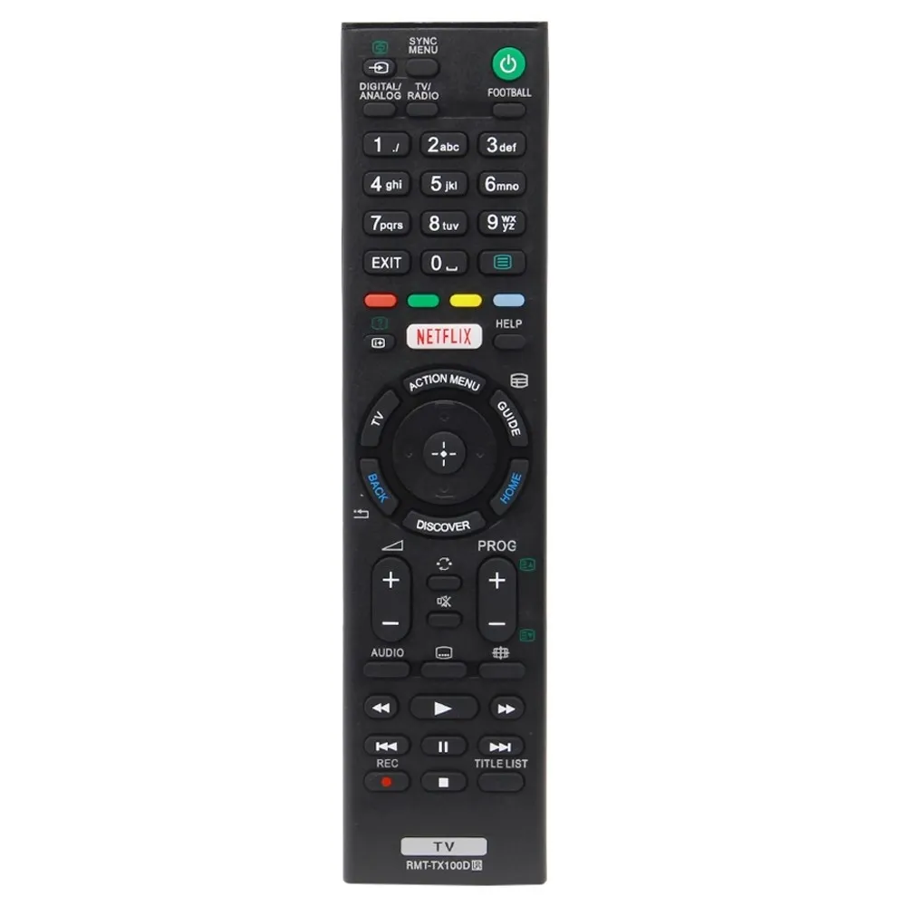 TV - fjernkontroll Erstatning for RMT - TX100D Sony TV