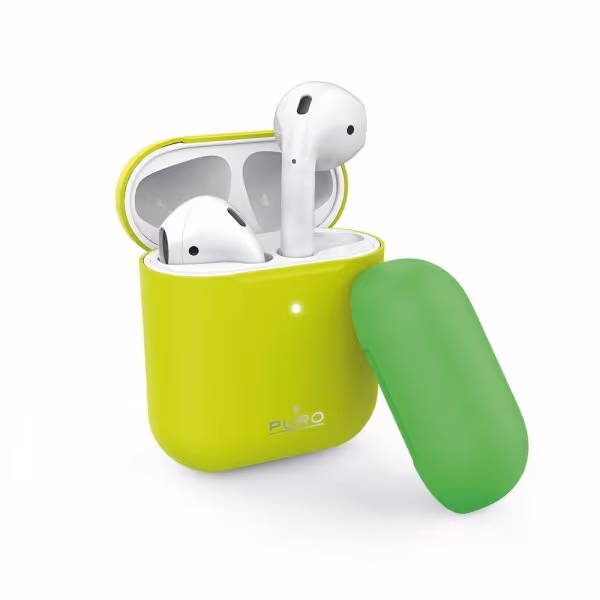 Puro AirPods 1/2 Deksel Icon Gul