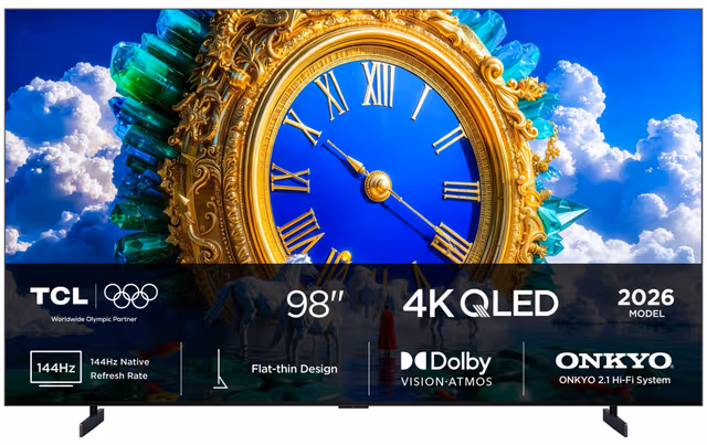 TCL 98" A400 4K QLED TV (2026)
