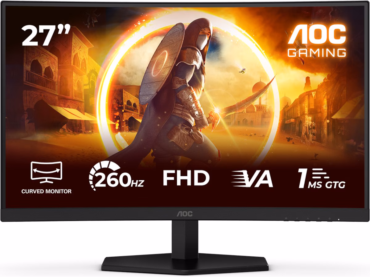 AOC 27" curved gamingskjerm C27G42ZE