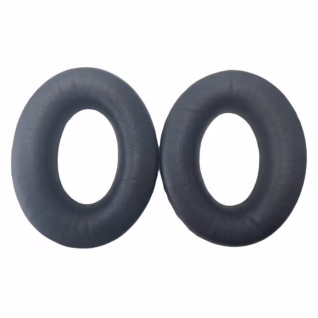 Premium øreputer for Bose A10 A20 hodetelefoner - 2 pakning Sort