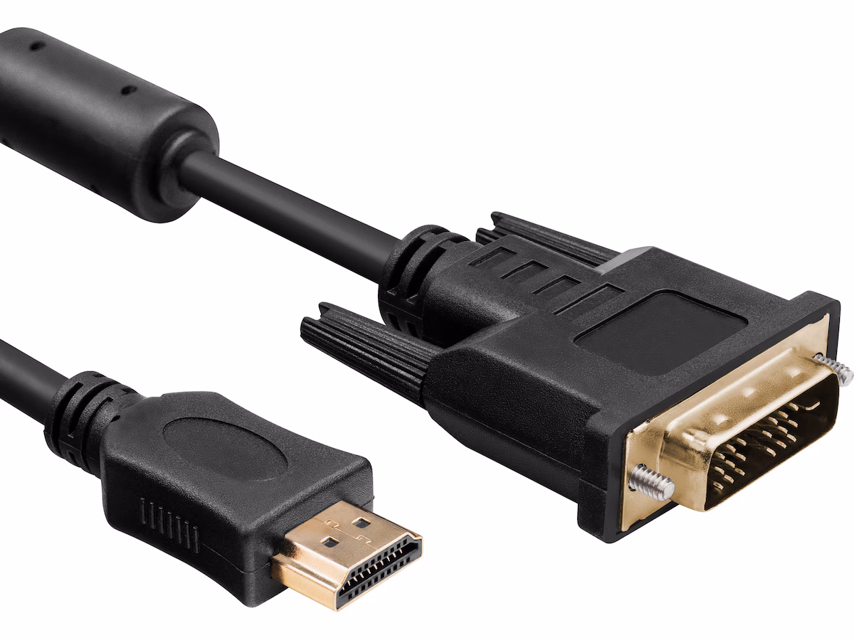 DVI til HDMI kabel 2m (sort)