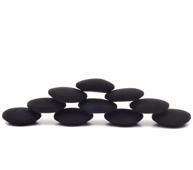 5 par øreputer for øretelefoner Sort 48mm