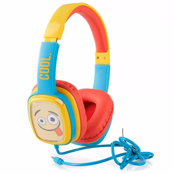Emoji On-Ear Hodetelefoner Flip n Switch Blå