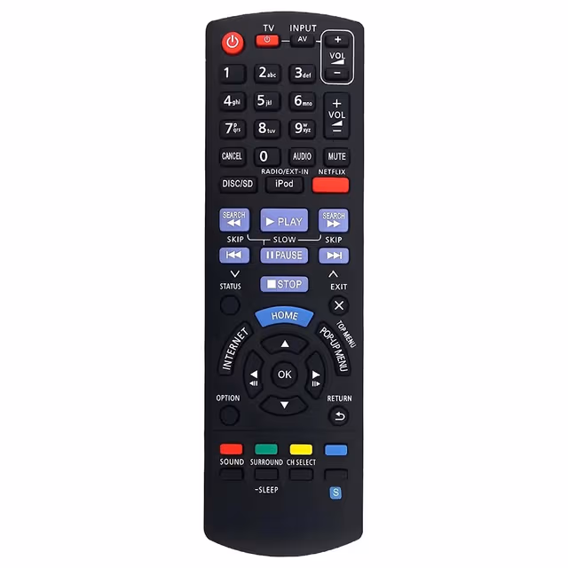 Fjern kontroll utskiftning for N2QAYB000728 for Panasonic Audio Player