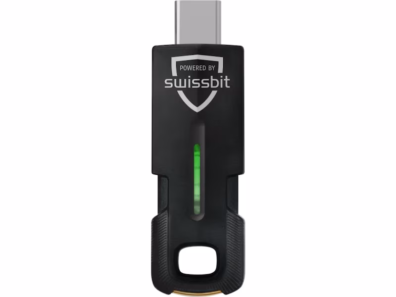 Swissbit iShield Key 2 Pro USB-C Security Key with FIDO2 & MIFARE