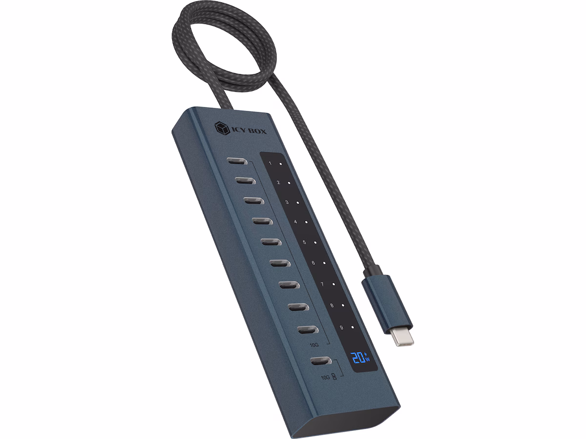 ICY BOX 10 porter USB Type-C® Gen 2 Hub