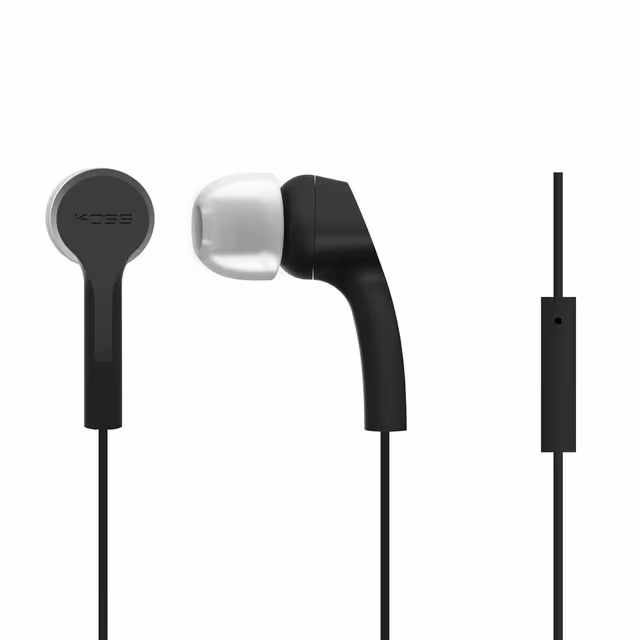 KOSS Øreplugger KEB9iK Svart In-Ear med one touch mic