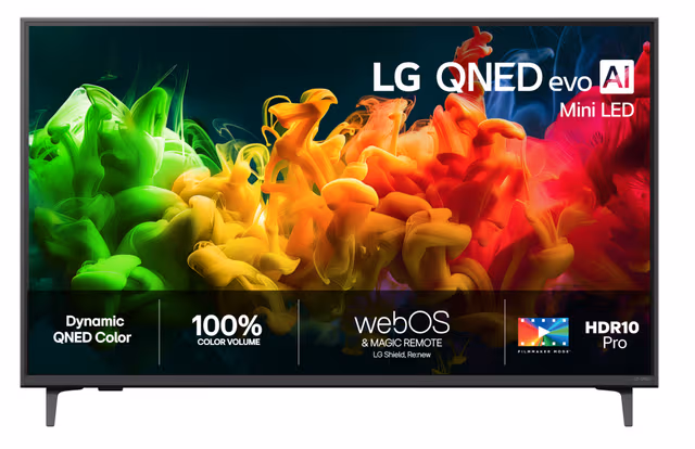LG 43" QNED 80 evo 4K Mini LED TV (2026)