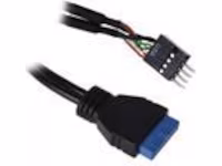 USB 3.0 til USB 2.0 Adapter 15cm (sort)