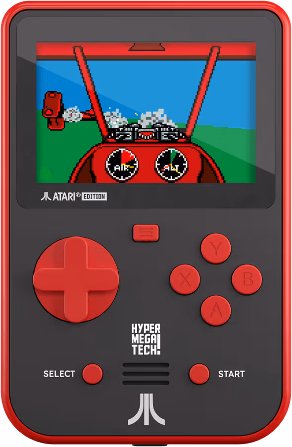 HyperMegaTech Atari Super Pocket håndholdt spillkonsoll