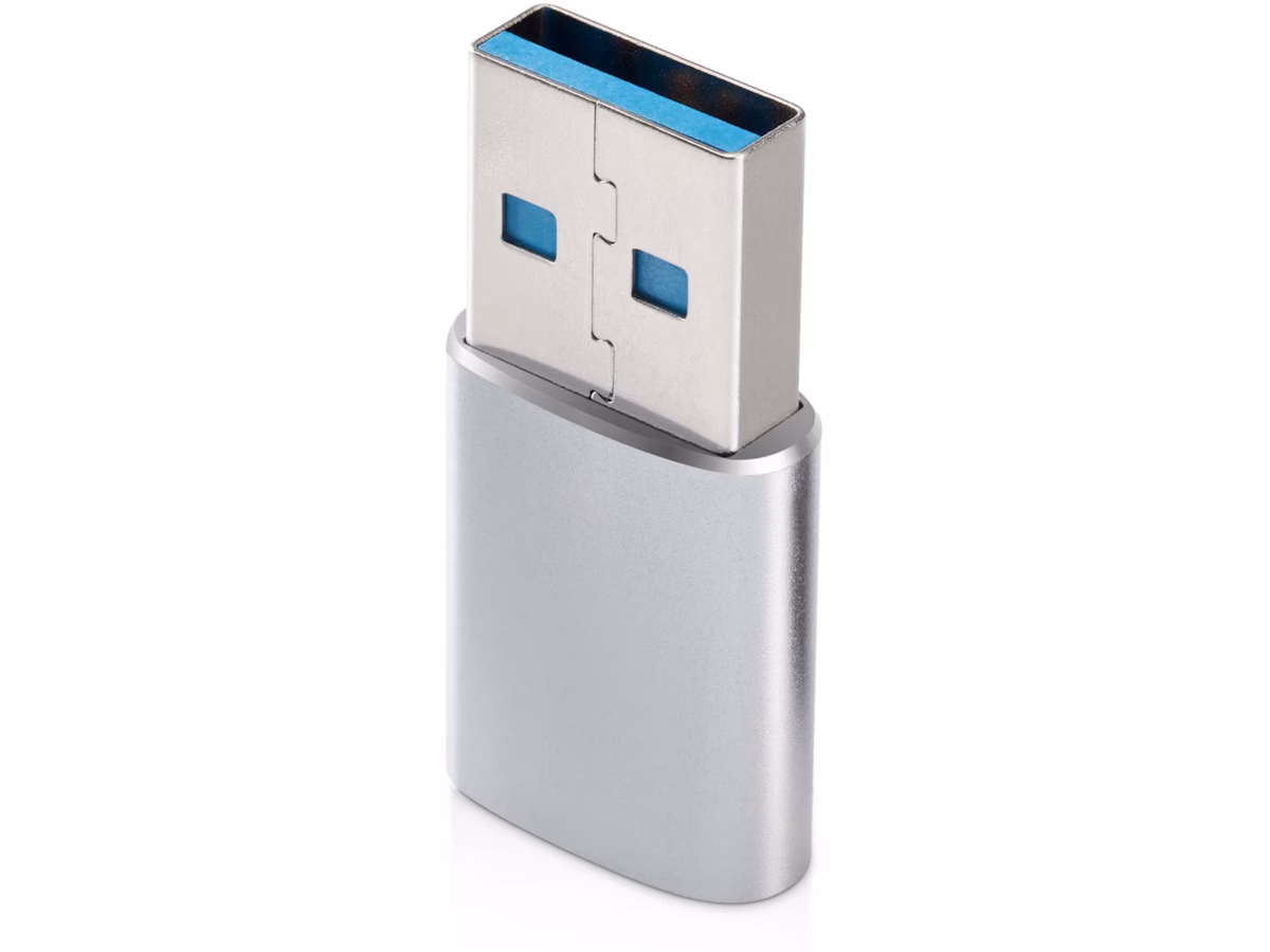 Andersson USB-A til USB-C adapter (sølv)