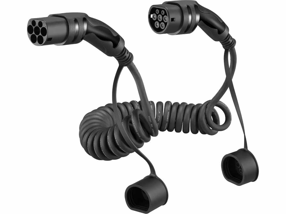 EV-Charge 2500 ladekabel spiral 11 kW 7 m