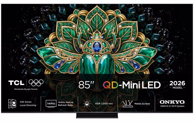 TCL 85" MQLED75L 4K QD-Mini LED TV (2026)