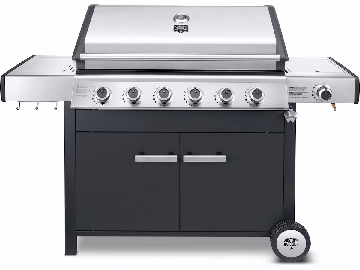 Austin and Barbeque Klassisk gassgrill 6 brennere