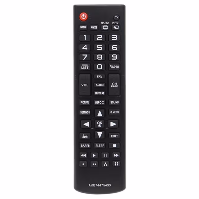 TV fjernkontroll Erstatning for AKB74475433 For LG TV