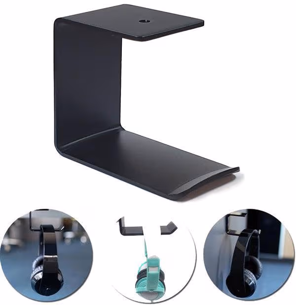 NÖRDIC Universal Headphone Holder Metal med 3M Adhesive TJEP