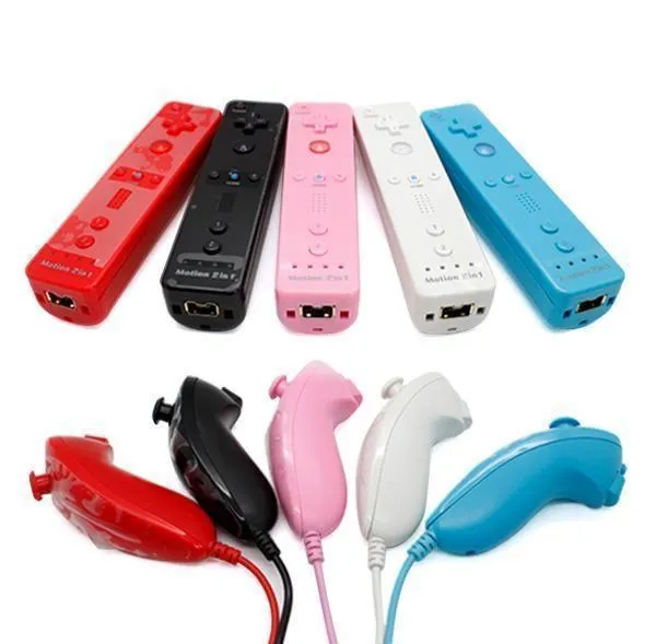 Kompatibel med Wii & Wii U - kontroller Set Motion Plus Bulk White