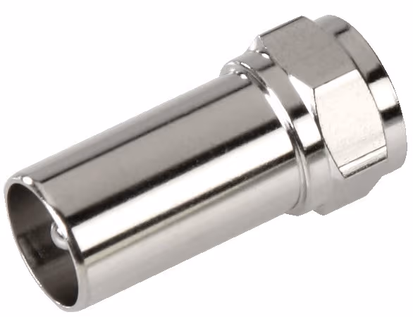 Triax adapter koaksialkobling til F-kobling (2 pk)