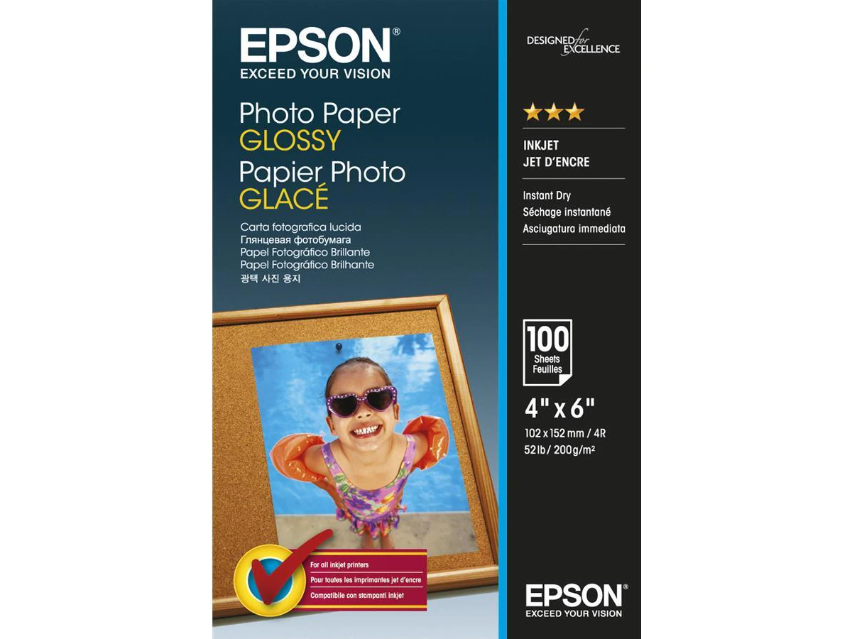 Epson Photo Paper Glossy 10x15cm