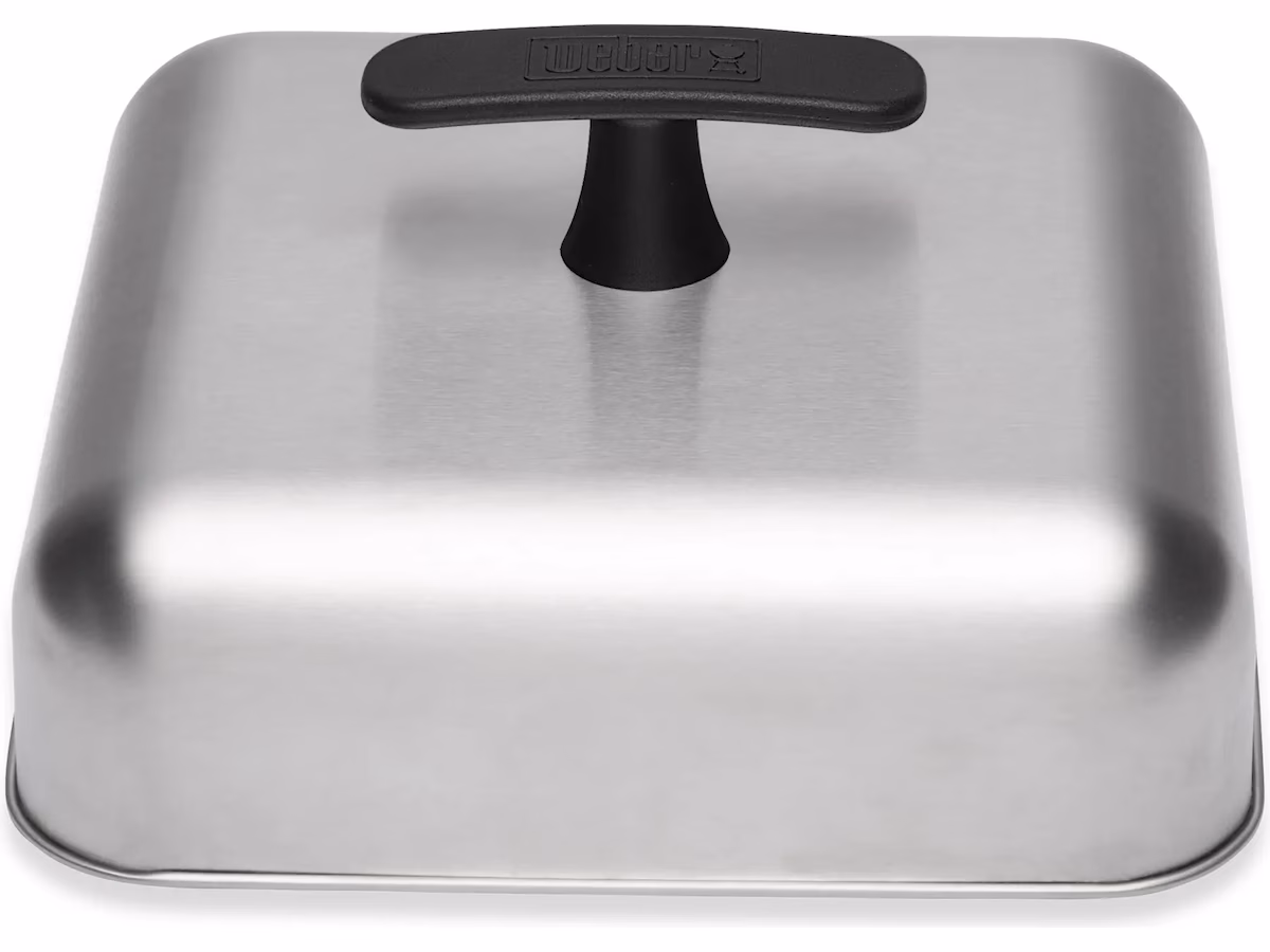 Weber Smeltelokk 25x25x8 cm rostfritt stål