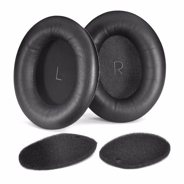 Erstatningsøreputer for JBL TOUR ONE, 2-pakning, svart proteinlær