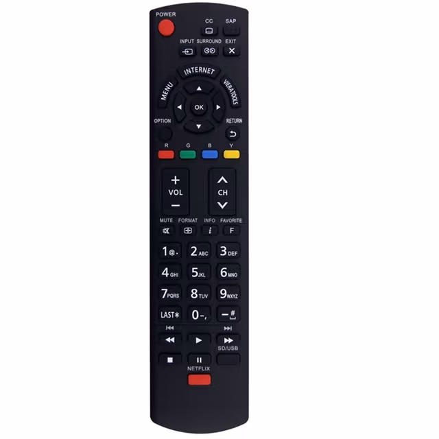 Fjernkontrollerstatning for N2QAYB000779 For Panasonic TV