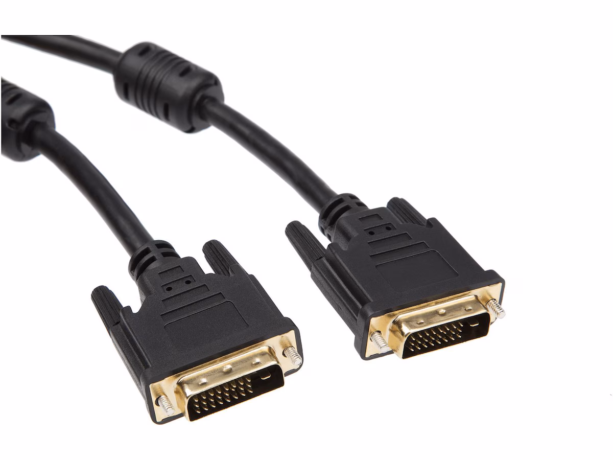 DVI-D kabel 2m (sort)
